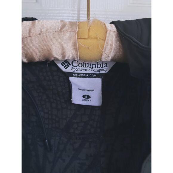 Columbia Kruser Ridge Soft Shell Full Zip Jacket Hooded Black Small Outdoor Warm - Picture 6 of 9